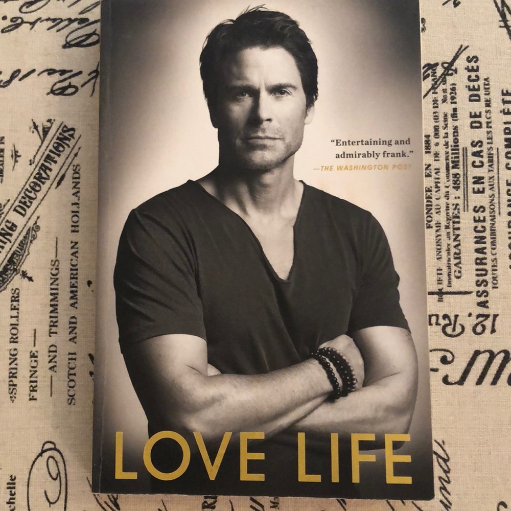 Rob Lowe, Love Life book.